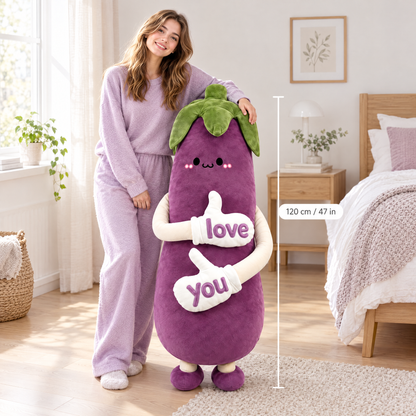 Dozie plush size comparison, 120 cm / 47 in